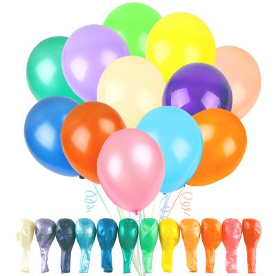 China Promotional Toy 120 Color Assorted Balloons 12 Inch 50 Kinds Rainbow Party Latex Balloons For Party Decoration Birthday Latex Balloons for sale