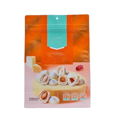 China Recyclable Self-supporting Plastic Package Pouch Self-sufficient Plastic Pouch Self-sufficient Cheese Vacuum Zipper Bag Zipper Food Packaging Bag for sale