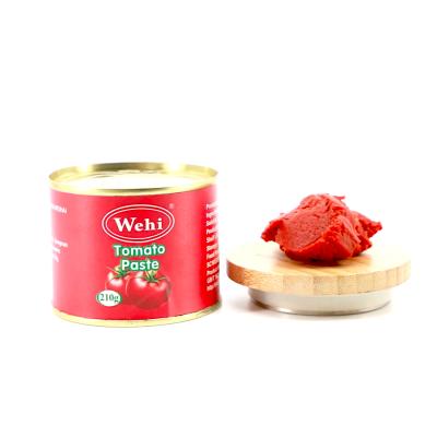 China Caned package certified by halal meat 210 gram easy open organic tomato sauce for Dubai PAS for sale