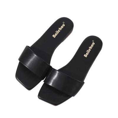 China 2020 Wholesale Casual Sticky Ladies Shoes Breathable Breathable Slippers Flat Sandals for sale