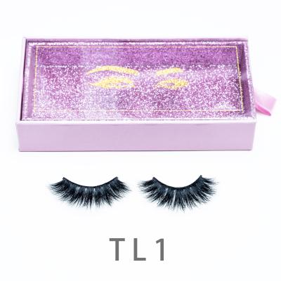 China Natural Fluffy Eyelash Manufacturer Wholesale 25mm Mink Eyelashes Handmade 5D Mink Eyelashes for sale