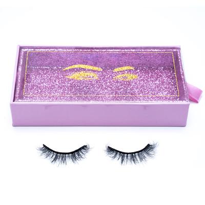 China Natural Fluffy Hot Selling 100% Handmade Wholesale Eyelashes 13mm-18mm False 5D Mink Eyelashes for sale