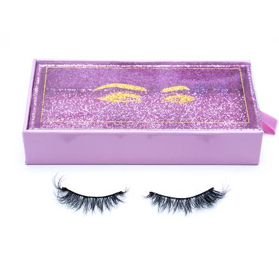 China Fashion Design Fashion Natural Fluffy Mink Eyelash 5D Natural Fluffy Mink Eyelashes for sale