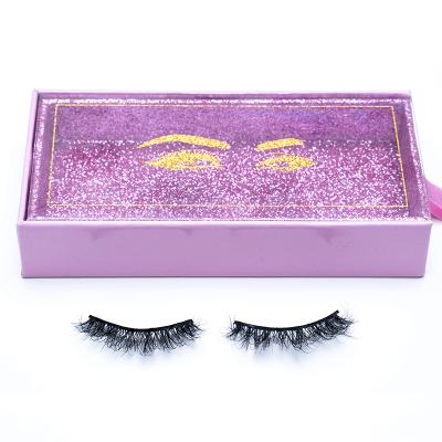 China Modern Simplicity Natural Fluffy 5D Mink Eyelashes Packaging Vendor Customized Fluffy Mink Eyelashes 5D for sale