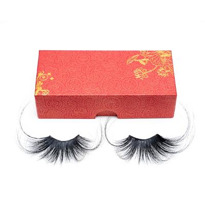 China 2021 New Designed Natural Fluffy 100% Handmade False Eyelashes 5D Mink Lashes for sale