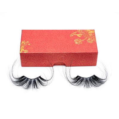 China Wholesale Natural Fluffy Eyelashes Quality Guarantee 70mm Handmade False 5D Mink Eyelashes for sale