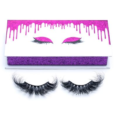 China New Developed Natural Long Thick Full Volume Fluffy Lashes 5D Mink Fur Eyelashes for sale