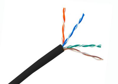 China Lan-Ethernet-Kabel Kupfer Cat5e im Freien 4 Paare UTP-Netz-Kabel-305 m im Zugkasten zu verkaufen