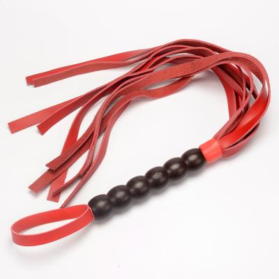 China Free Sample SM PU Leather Flirting Whip For Couples Flirting for sale