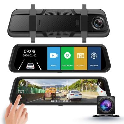 China NIGHT VISION Car Black Box 10 Inch IPS 1080p Car DVR Night Vision Mirror Dash Car Camera Dual Lens Dash Cam for sale