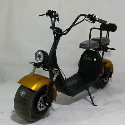 China BT music speaker +led lights electric scooter Citycoco battery electric scooter 60V 20AH electric scooter electric bicycle fat tire for sale