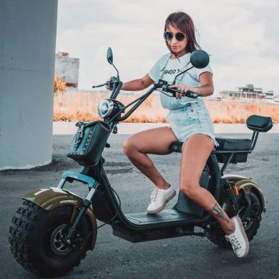 China China Factory Price EEC Citycoco Electro 2 Tire Electric Scooter 2022 Seat Off Road Mobility 1000W To 2000W Off Road Electric Bike Kit for sale