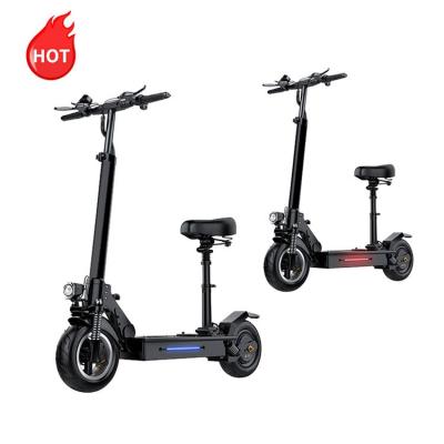 China Hop e scooter price 60 km/h 48v12ah unisex electric scooter 10 inch no air wheel for sale