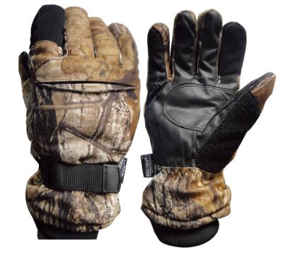 China camouflage fabric hunting gloves YCH-005 for sale