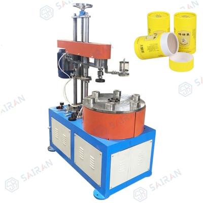 China Cardboard Carton Box Easy To Use Disc Paper Core Flanging Machine for sale