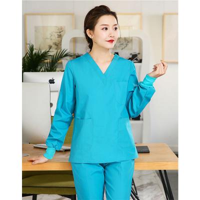 China Breathable Comfortable Hospital Uniforms Medical Uniform Clothing Scrubs Nursing Scrubs Uniforms Sets for sale