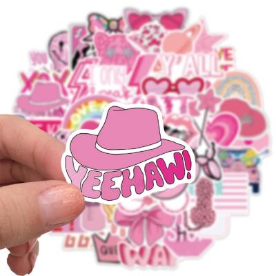 China Cute Cartoon Sticker PVC Stickers 50 Pcs Lace Luggage Notebook Reusable Decorative Guitar Waterproof Cartoon Die Cut Stickers for sale