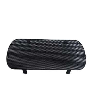 China Steel Stamping Speaker Wire Mesh Painted Black Perforated Metal Mesh For Speaker Grille à venda