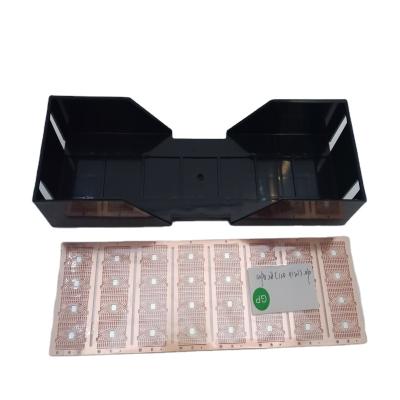 China OEM C194 Stamping SMD Lead Frame With AG Spot Plating LED Lead Frame Material: C194 en venta