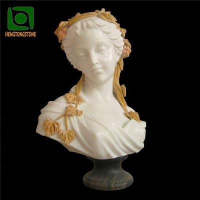 China Modern Wholesale Home Decor Stone Carving Figure Marble Bust For Sale for sale