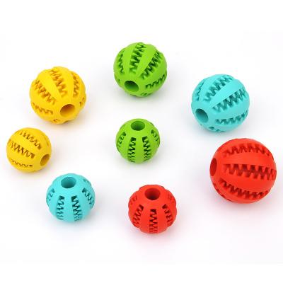 China Amazon Selling Natural Rubber Dog Rubber Dog Ball Sustainable Hot Toy Feeding Ball For Dogs for sale