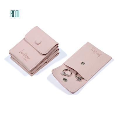 China Newest Custom Jewelry Pouch and Box Necklace Pouch with Card and Box for Pendant for sale