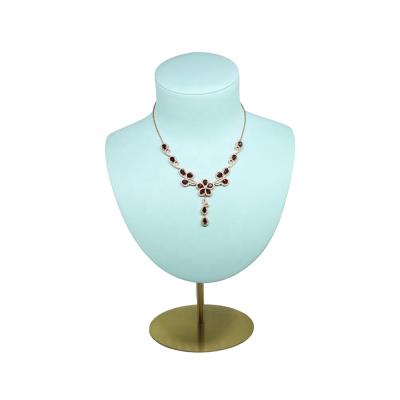 China Metal Eco-friendly High End Waist Support Resin Jewelry Display Set Adjustable Necklace Jewelry Necklace Display Stand for sale