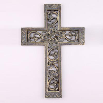 China Wall hanging wood cross for sale