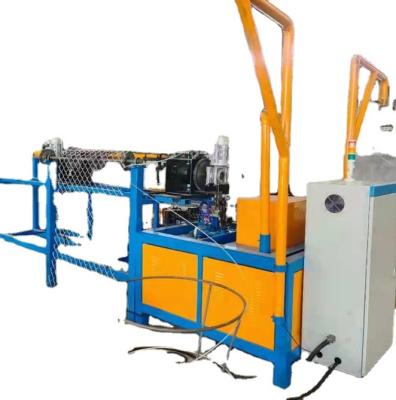 China Building Material Stores Automatic Baijun Supply Chain Link Fence Machine for sale