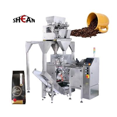 China Food Automatic coffee powder packaging machine for roasted coffee beans coarse ground coffee pouch filling packing machine for sale