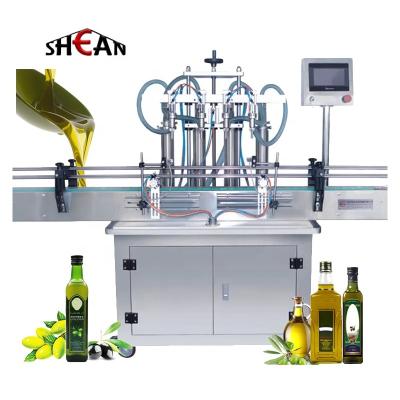 China Food Aseptic Fruit Juice Sanitizer Water Edible Cooking Oil Bottle Jar Can Filling Machine for sale