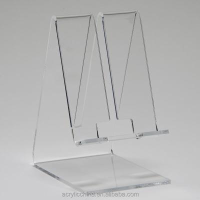 China Imported acrylic high quality clear acrylic ipad stand, clear acrylic ipad stand, acrylic tablet stand for sale