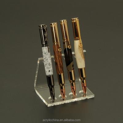 China Wholesale High Quality Custom Clear Acrylic Board Pen Holder, Pen Holder Stand for sale