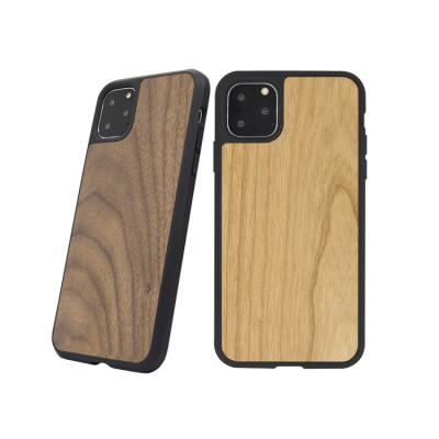 China Unique style handmade durable shockproof bamboo engrave empty wooden cell phone case for Iphone 11 pro max for sale