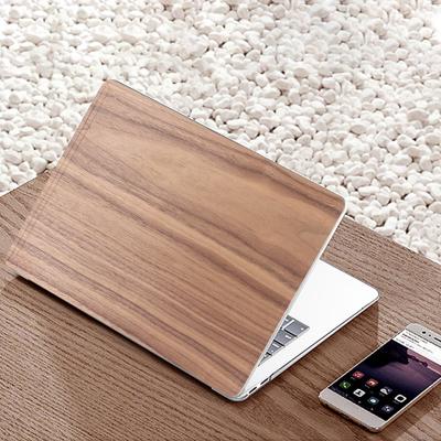 China Logo Laptop Notebook Skin Sticker Free Custom Lightweight Cover Natural Wood Art Decal For 13.3