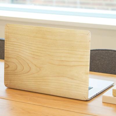 China Unique Art Fits Apple Mac Natural Wood Cover Style Laptop Stickers 13.3