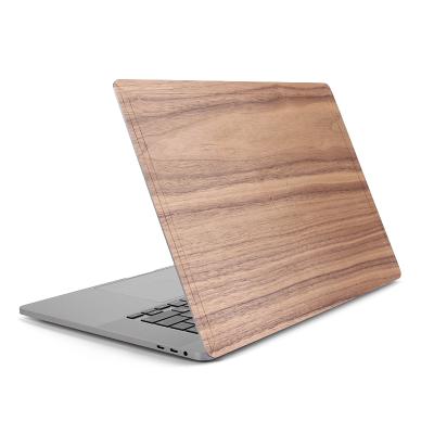 China Free Custom Real Wood Logo Cover Skin Laptop Sticker New Design Genuine Wood For Apple MacBook Air 13 inch for sale