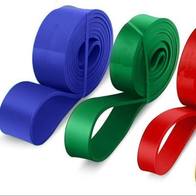 China Exercise Pull Up Band100% Natural Latex Yoga Elastic Stretch Custom Resistance Bands Exercise Band for sale