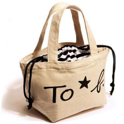 China Eco Friendly Recycle Cotton Drawstring Blank Bags For School Canvas Tote Bag Custom Size Cotton Shopping Bag for sale