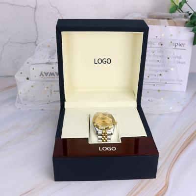 China Fahionable factory supplier fashionable cheap luxury watch box OEM watch box simple watch box display for sale