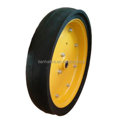 China Factory 3x16 Offset Crown Gauge Wheel Slick Tire A Nylon Steel Rim Wheel Set for sale