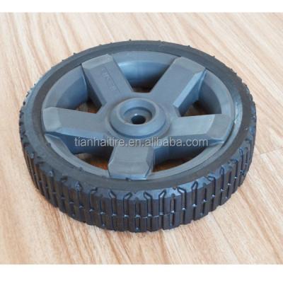 China Flat Free Machinery Repair Shops 8x2 Inch Rubber Wheel For RIDGID Generators for sale