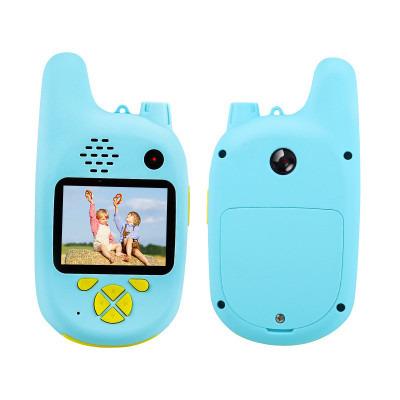 China Recording Kids Mini Smart Video Digital Camera mp3 Camara Toys Function 50 Meters Fun Camcorder Walkie Talkie For Kids Birthday/Christmas Gift for sale