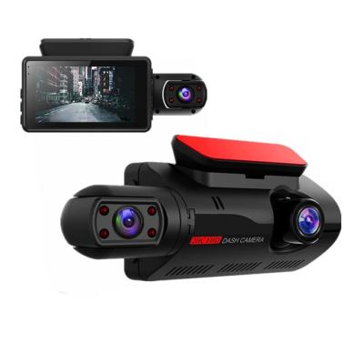 China Full HD 1080P Waterproof Dual Lens Car DVR Front and Interior Camera Dash Cam Video Recorder G-sensor for sale