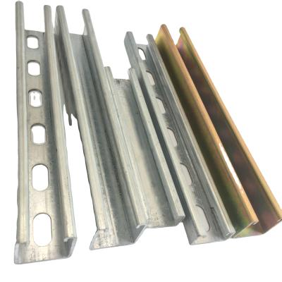 China Hot Rolled Carbon Steel Cold Formed Steel Profile Galvanized Steel C Steel U Z Form Steel Channel Profile Price for sale