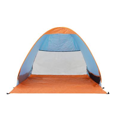 China Extended Type Outdoor Activity Professional Portable Folding 1-2 People Camping Tourist Pop Up Tent Pacific Seaside Beach Hut Play Beach Tent for sale