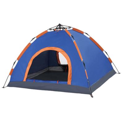 China Diagonal Tying Type Durable Using Waterproof Outdoor Quick-Opening Camping Glamping 2 Person Automatic Travel Tent With Double Doors for sale