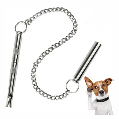 China High Quality Professional Dogs Dog Training Tools Adjustable Frequency Stainless Steel Ultrasonic Cheap Dog Whistle for sale