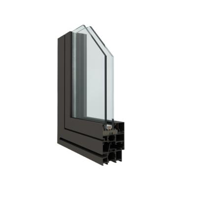 China Magnetic Screen Aluminum Residential Sliding Window For Hotel, Privite House, Other Building for sale