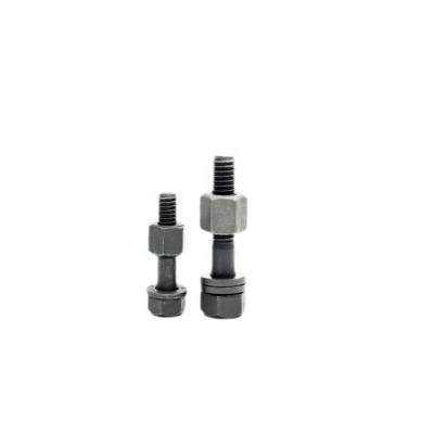 China Steel 8.8 10.9 Grade High Strength Hexagon Head Bolts Black Carbon Steel Customized for sale